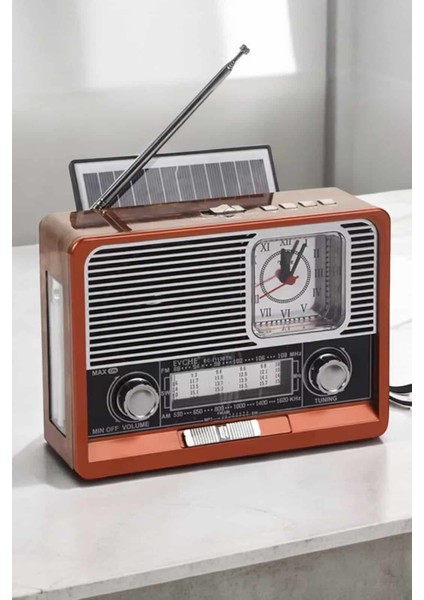 Nostaljik Görünümlü USB Girişli Bluetooth Bağlantılı Radyo - ER001Y-53K4Z3 fırsatları