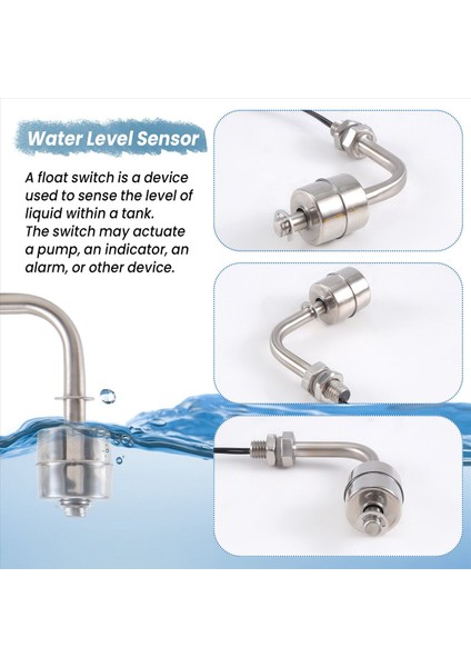 Akvaryum Için Sıvı Su Seviyesi Paslanmaz Çelik Dik Açı Yüzer Anahtar (Yurt Dışından) indirimleri