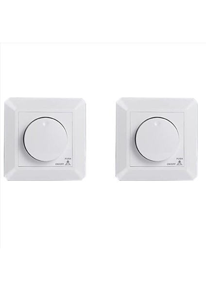 2x LED Dimmer Anahtarı Dimmable LED ve Halojen Için Yıkama Monte Dimmer 5-300 W Dimmer Switch LED Faz Kontrol Dimmer (Yurt Dışından)