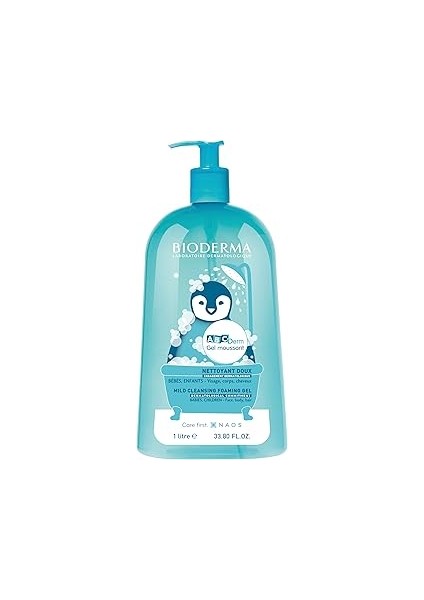 Abcderm Bebek ve Çocuk Için Dermatolojik ve Tuzsuz Yüz, Saç, Vücut Şampuanı Normal ve Kuru