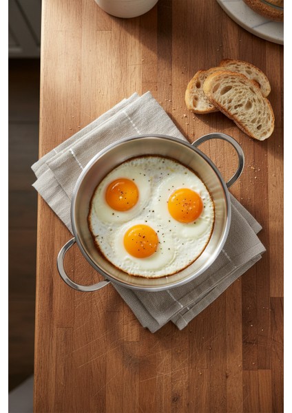 Meyra 6 Parça Çelik Sahan Seti (16-18-20 Cm) indirimleri