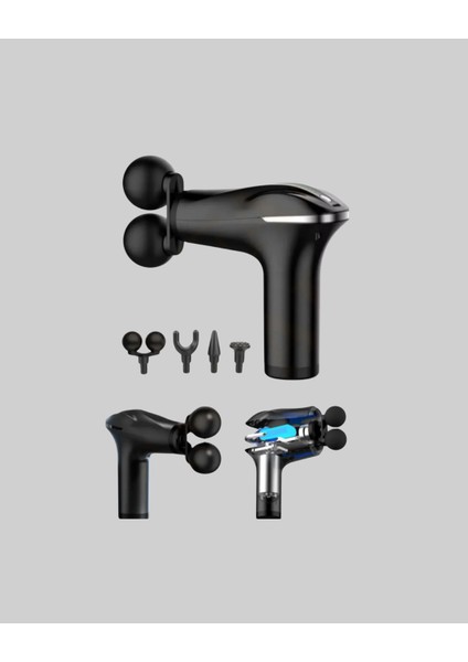 4 Başlıklı Şarjlı Masaj Tabancası Bel Sırt Boyun Bacak Kas Rahatlatıcı - ER001Y-53JZZ3 fiyatları