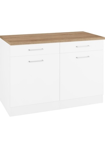 Tdesigno Ares Mutfak Çekmeceli Alt Modül 100 cm Beyaz -Tezgah Dahil fiyatları