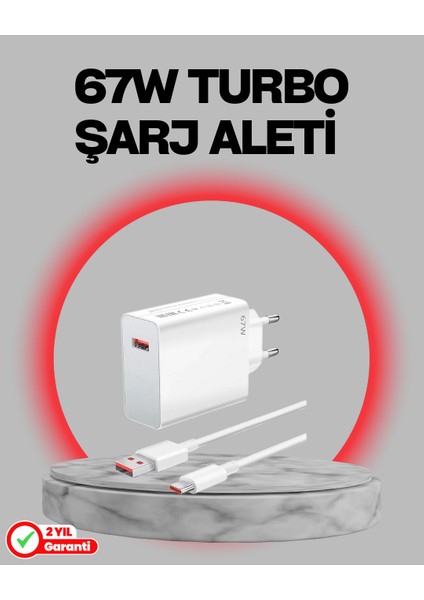 67 Watt Turbo Destekli Şarj Cihazı Honor 50 70 90 Uyumlu - ER001Y-53K5V0