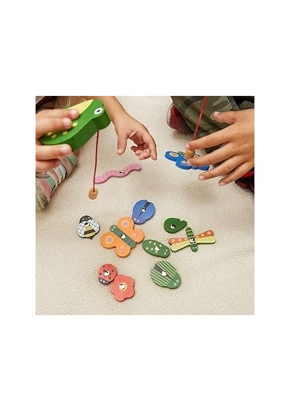 Kikkerland Tahta Böcek Yakalama Oyunu