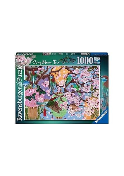 Ravensburger 1000P Puzzle Kiraz Çiçekleri, Yapboz