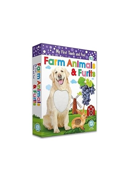 Circle Toys Dokun Hisset Çiftlik Hayvanları ve Meyveler