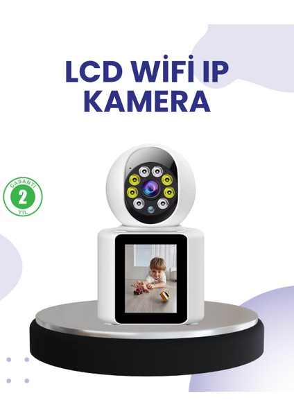 Wifi Iç Mekan Kamera 2k Gece Görüşlü Çift Yönlü Görüntü Konuşma Destekl - ER001Y-53JZ5