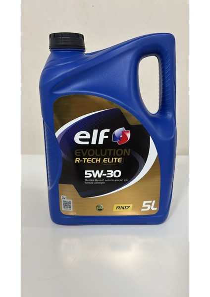 Elf R-Tech Elite 5W-30 5 Lt Motor Yağı 11.ay 2025 Üretim