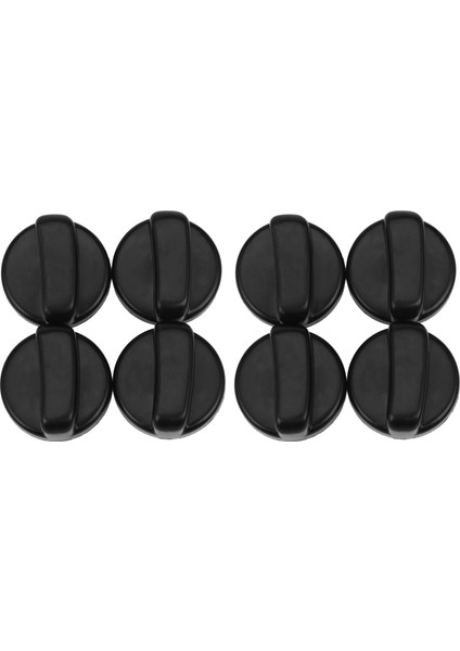 Mutfak 44 mm Çapı Plastik Siyah Düğme Anahtarı Gazlı Ocak 8 (Yurt Dışından)
