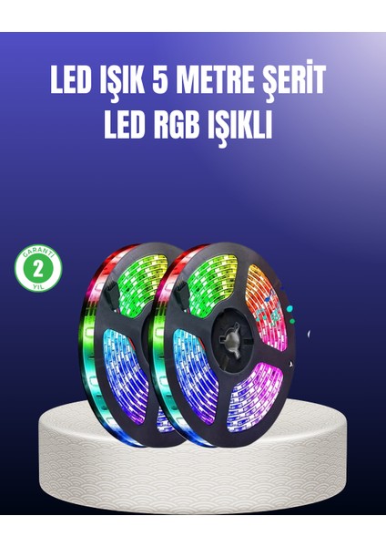 Enerji Tasarruflu Rgb Şerit LED 5 Metre - ER001Y-53BEY3