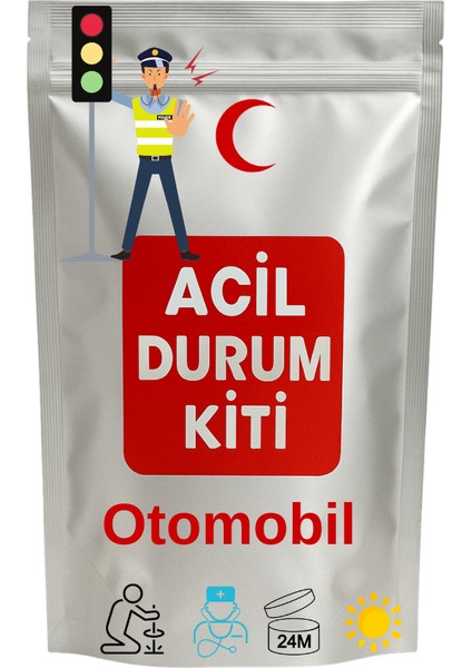 Trafik Ilk Yardım Çantası Tüvtürk Muayene Uyumlu