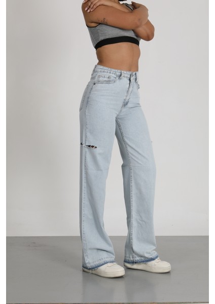 Yırtık Detay Palazzo fırsatları