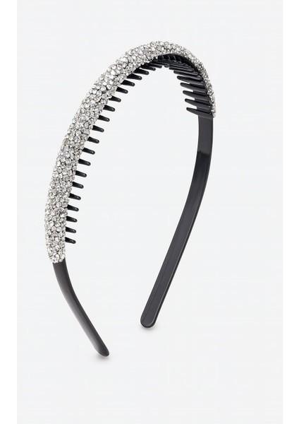 Işıltılı Premium Taşlı Dişli Saç Bandı