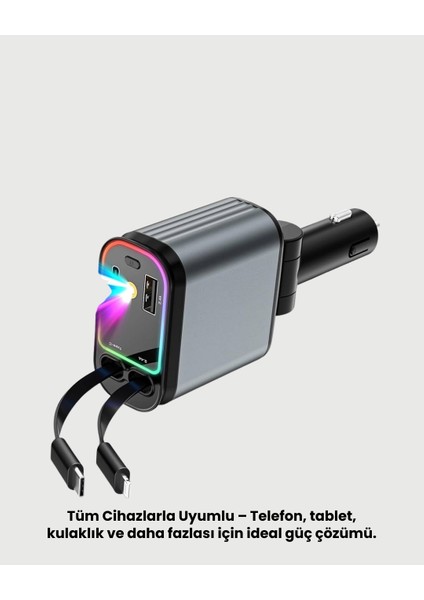 Renault Peugeot Citroen Fiat Araçlar Için Hızlı Şarjlı Araç Çakmaklık Adapt - ER001Y-53BDD indirimleri