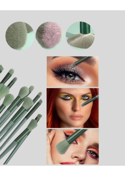 13’lü Yumuşak Kıllı Makyaj Fırça Seti – Profesyonel Kalite Hassas Ciltlere - ER001Y-53C2U modelleri