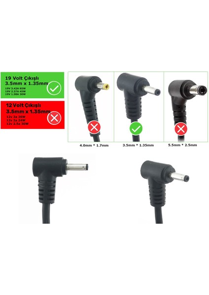 Casper C350.5005-4C00E Uyumlu Laptop Adaptör, Şarj Aleti Cihazı (19 Volt Model-2) fiyatları