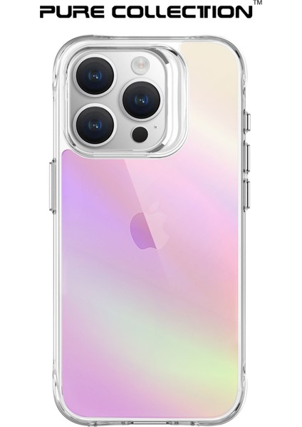 iPhone 15 Pro Max Pure Rainbow Renk Geçişli Şeffaf Kılıf Çizilmeye Dayanıklı Darbe Emici Pembe fırsatları