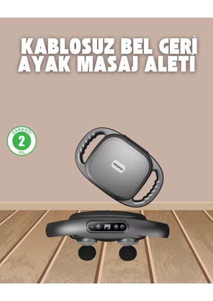 Profesyonel 6 Başlıklı Şarjlı Masaj Tabancası 2000 Mah Güçlü Performans - ER001Y-53JWM7