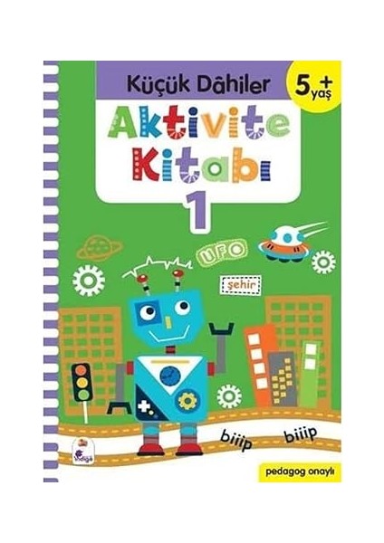 Aktivite Kitabı 1 - Küçük Dahiler 5+Yaş: Pedagog Onaylı + Dedemin Adası + 7 Kitap Set