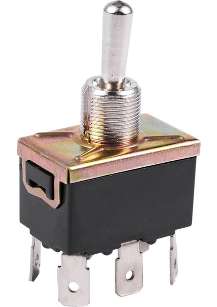 3x Ac 250V/10A 125V/15A Dpdt 3 Konum Açma/kapalı/6 Pıne Kapalı Anahtar Siyah+Gümüş (Yurt Dışından) fırsatları