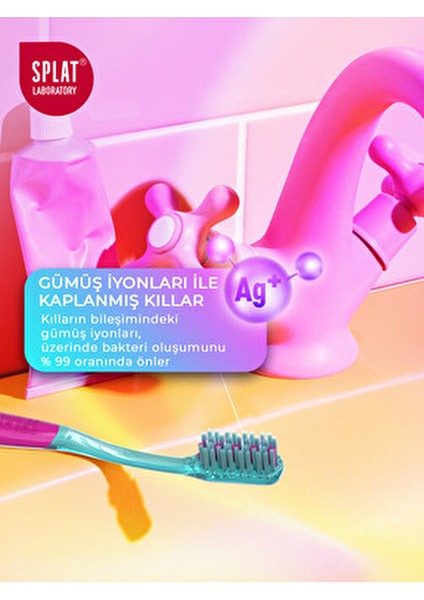 Smilex Ortho+ Yumuşak Ortodontik Diş Fırçası Günlük Kullanım İçin Hassas Bakım