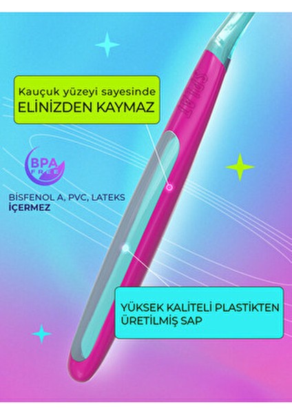 Smilex Ortho+ Yumuşak Ortodontik Diş Fırçası Günlük Kullanım İçin Hassas Bakım