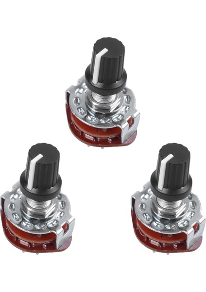 3x Makine 4P3T 4 Pole 3 Konum 2 Güverte 16 Pin Döner Anahtar (Yurt Dışından)