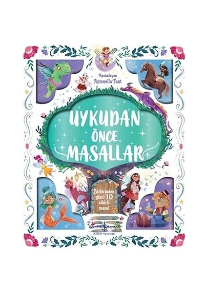 Elmer + Kirpi Kekik ve Göldeki Hazine 2. Baskı + Uykudan Önce Masallar: Birbirinden Güzel 10 Sihirli Masal + 3 Kitap Set modelleri