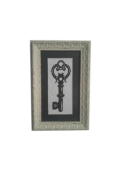 Kaneviçe Işlemeli Tekli Anahtar