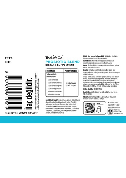 Probiyotik 30 Kapsül x 2 Adet fiyatları