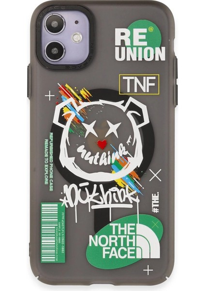 Flm iPhone 12 Kılıf Apollo Magneticsafe Desenli Kapak - Apollo Siyah - 2 fiyatları