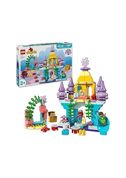 Duplo Ariel’ın Sihirli Su Altı Sarayı 10435-2 Yaş ve Üzeri Küçük Deniz Kızı Seven Çocuk