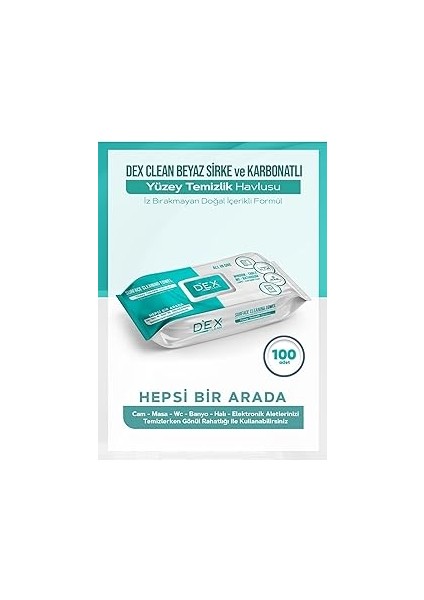 Dex Clean Yüzey Temizlik Havlusu 100'LÜ