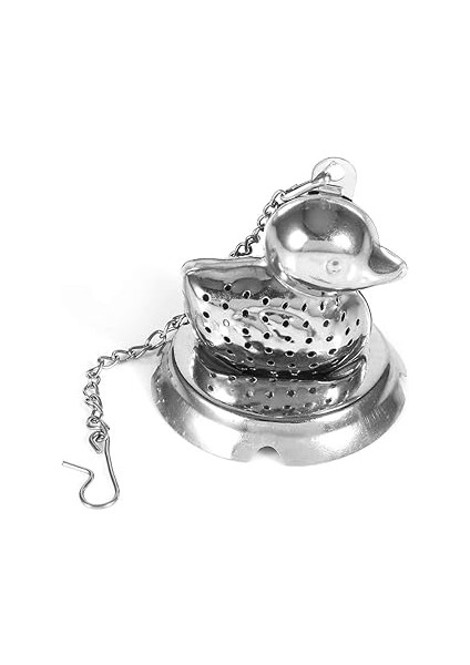 Akozon Çay Süzgeci, Paslanmaz Çelik Gevşek Çay Yaprağı Demlik Top Süzgeci Difüzör Ot Baharat