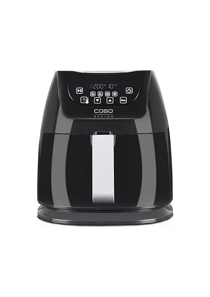 Caso Af 255 Sıcak Hava Fritözü 3 L, Izgara Dahil, 1 Kg, 60 – 200 °c, Güçlü 1400 W, Yağsız, Paslanma