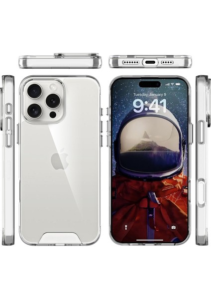 iPhone 16 Pro Max Nebula Aqua Transparan Ultra Şeffaf Kılıf Çizilmeye Dayanıklı Tam Kapsamlı Koruma modelleri