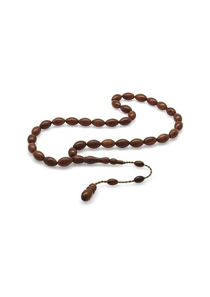 Tesbihane Sistemli Koyu Renk Arpa Kesim Kuka Tesbih