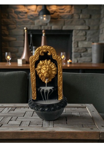 Golden Lion Backflow (Geri Akış) Tütsülük – Siyah & Altın fiyatları