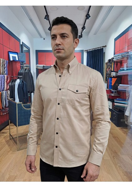 Erkek %100 Pamuk Gömlek