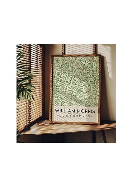 Fark Tanıtım William Morris Çerçevesiz Poster, Dekoratif Çerçevesiz Poster, Tablo, Morris, 5