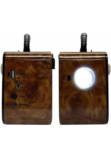 Nostaljik Radyo Bluetooth Bağlantılı Müzik Kutusu Ahşap - ER001Y-53DX11 fırsatları