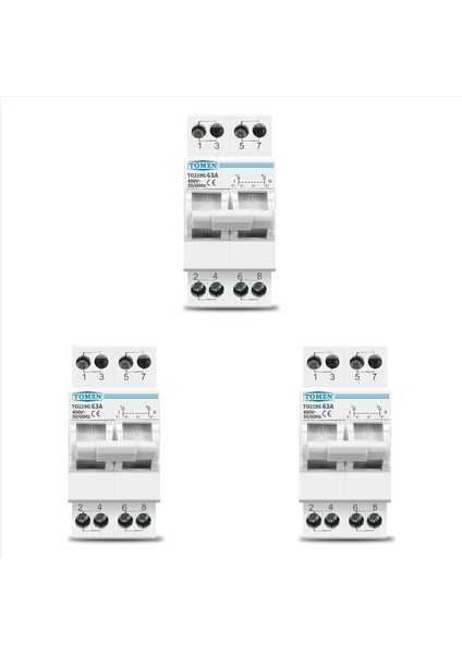 3x Tomzn 2p 63A Mts Çift Güç Manuel Transfer Izole Anahtarı Kilit Kırpma Kesici Din Rayı Izole Anahtarı (Yurt Dışından) indirimleri