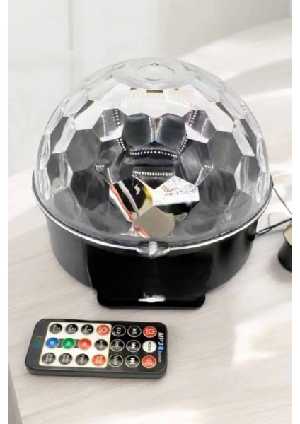 Bluetooth ve Uzaktan Kumandalı Çok Renkli Masaüstü Disko Topu - ER001Y-53D928 modelleri