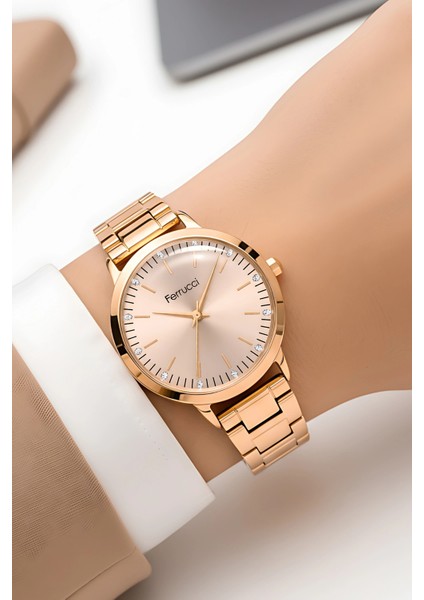 FC.13070M Çelik Kordon Çelik Kasa Kadın Kol Saati, Bileklik Hediye Rose ZMFER201 indirimleri