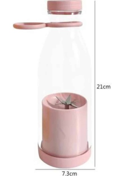 U Geçirmez Kablosuz Şarjlı Dayanıklı Taşınabilir Mini Blender - ER001Y-53E7D8 modelleri