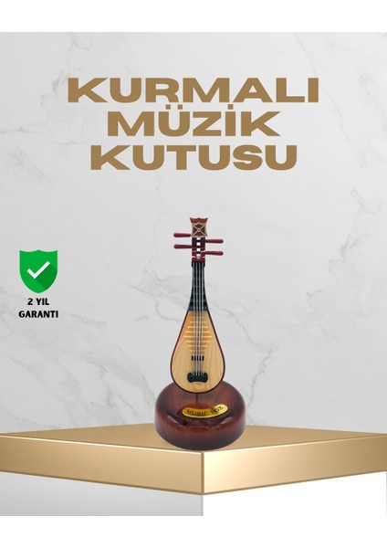 Ud Sembolü Müzik Kutusu Estetik Tasarım Melodi Destekli - ER001Y-53JYV8
