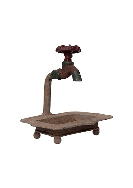 Creative Co-Op Rustik Metal Sabunluk