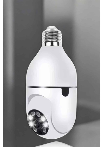 Ampul Görünümlü Güvenlik Kamerası Duylu Wifi Kamerası Dönebilen - ER001Y-53CVS5 fırsatları