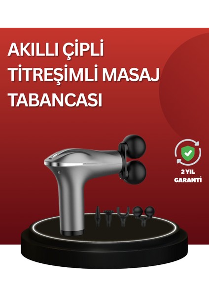 Çok Fonksiyonlu 4 Başlıklı Şarjlı Masaj Aleti Kas Ağrısı Rahatlatıcı - ER001Y-53JZK8